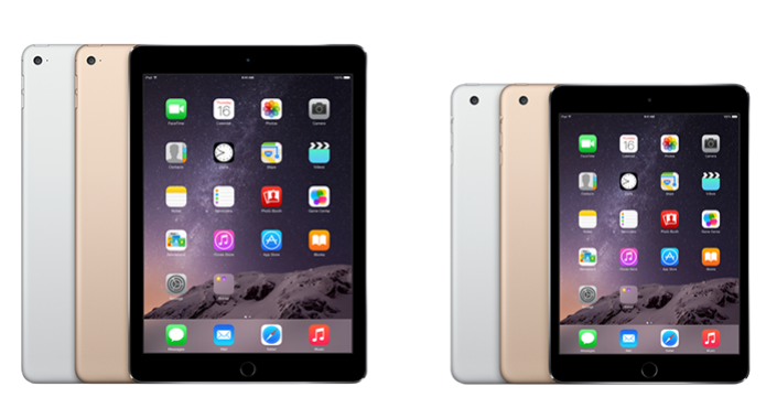 Tablets são praticamente iguais, com diferença só no tamanho (Foto: Divulgação)