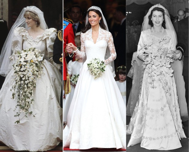 Casamento real: relembre os 11 vestidos de noiva mais marcantes da