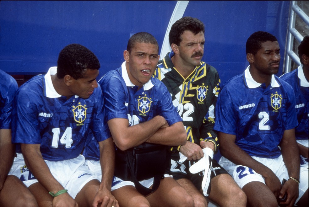Gilmar Rinaldi, na Copa de 1994 — Foto: Mark Leech/Offside/Getty Images