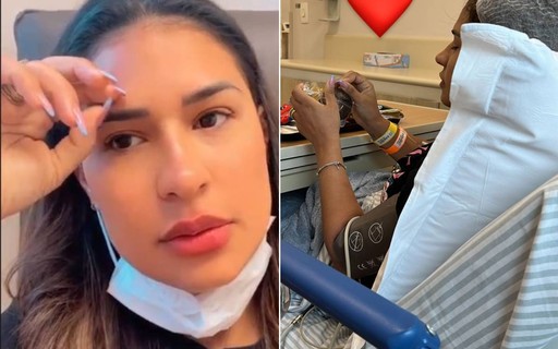 Simone, da dupla com Simaria, aparece no hospital em foto do marido