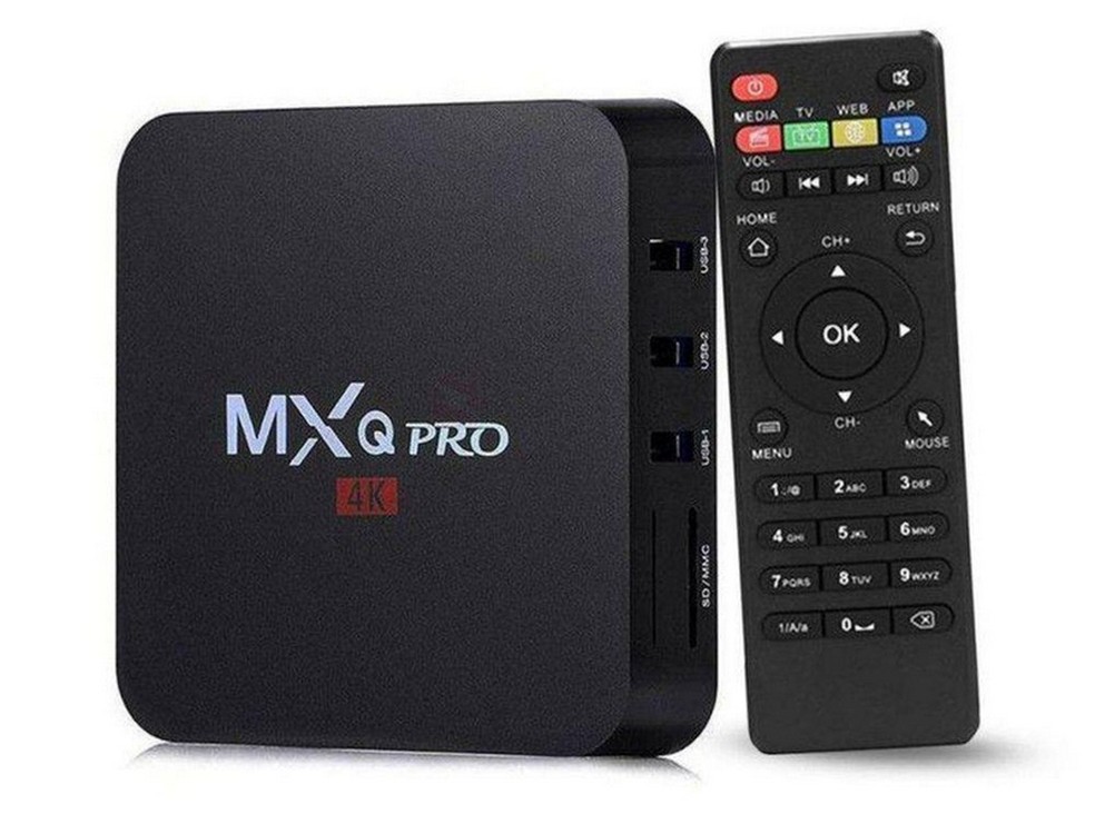 TV Box MXQ Pro 4K é uma opção barata encontrada no Brasil; usuários devem ter alguns cuidados na hora de escolher uma nova TV Box — Foto: Divulgação/MXQ