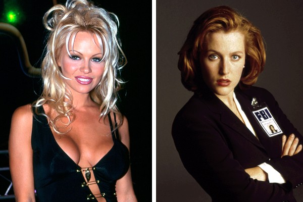 Pamela Anderson perdeu o papel de Dana Scully para Gillian Anderson (Foto: Getty Images / Reprodução)