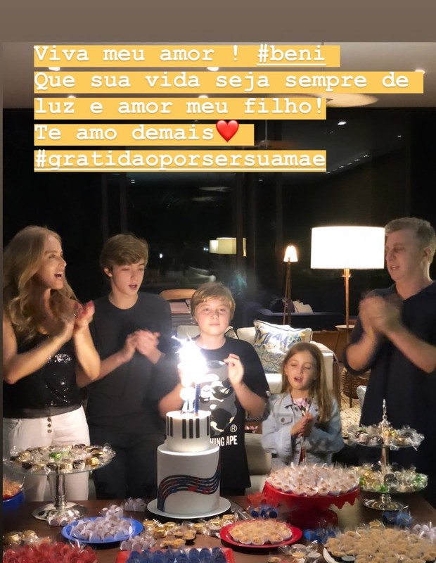 Benício ganha festa pelos 12 anos (Foto: Reprodução/Instagram)
