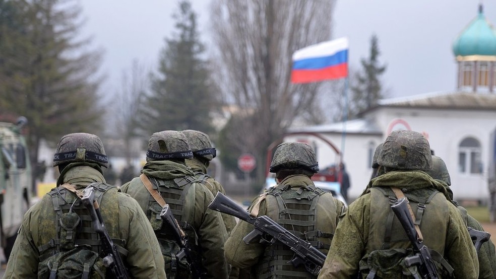 Rússia anexou a Crimeia em 2014, gerando críticas da comunidade internacional — Foto: AFP