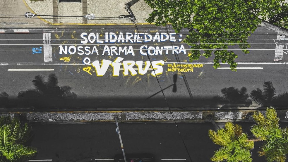 Frases De Solidariedade E Esperanca Sao Pintadas Em Ruas Do Recife Por Causa Do Novo Coronavirus Pernambuco G1 Para o seu dia ser bom do inicio ao fim 😉. frases de solidariedade e esperanca sao