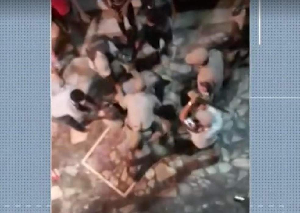 Caso ocorreu na cidade de Santo Amaro, no recôncavo baiano, no último domingo (1º) — Foto: Reprodução/ TV Bahia