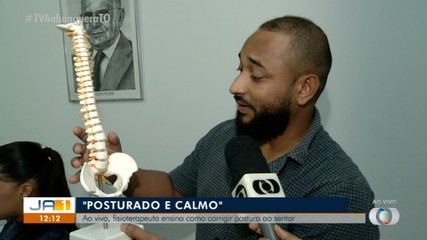 Fisioterapeuta ensina como cuidar da postura ao sentar