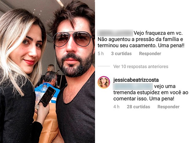 Jéssica Costa e Sandro Pedroso (Foto: Reprodução/Instagram)