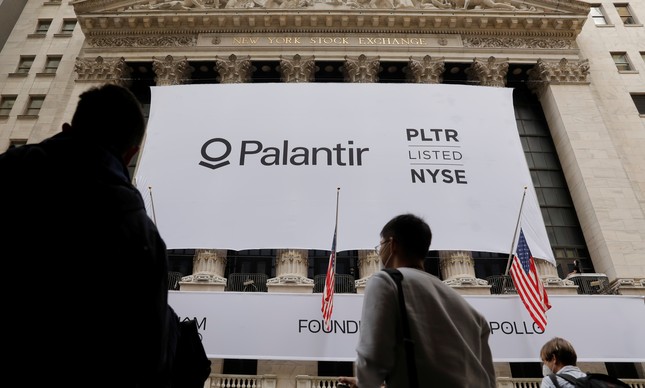 Estreia frustrada na Bolsa da Palantir, startup que ajudou a capturar