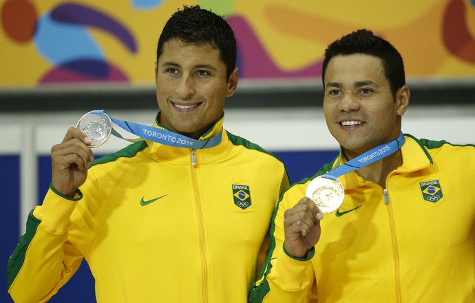 Felipe França e Felipe Lima ouro e prata Pan-Americano 2015 (Foto: Erich Schlegel/Reuters)