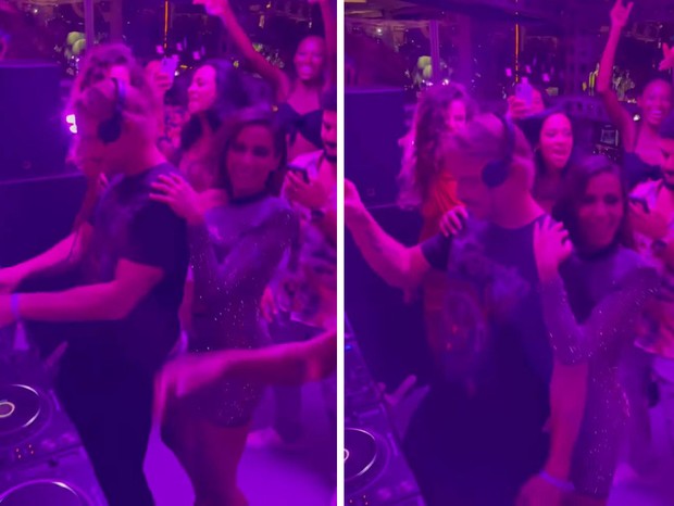 Anitta curte festa com Diplo (Foto: Reprodução/Instagram)