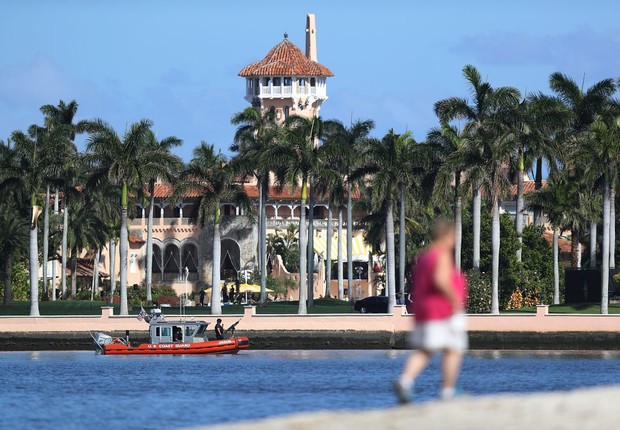 Resort e clube de golfe Mar-a-Lago, que pertence ao presidente norte-americano Donald Trump (Foto: Joe Raedle/Getty Images)