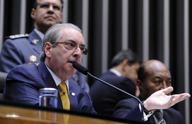 Eduardo Cunha na sessão da Câmara dos Deputados que discute o impeachment (Foto: Alex Ferreira / Câmara dos Deputados)