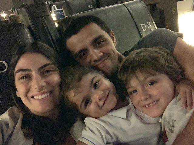 Mariana Uhlmann espera o terceiro filho com Felipe Simas com quem tem Joaquim e Maria (Foto: Reprodução)
