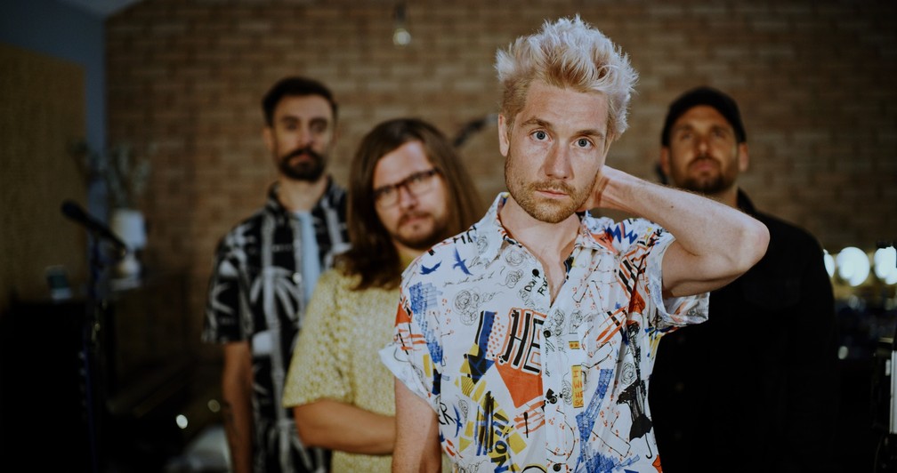 A banda inglesa Bastille, com Dan Smith em destaque — Foto: Divulgação/Universal