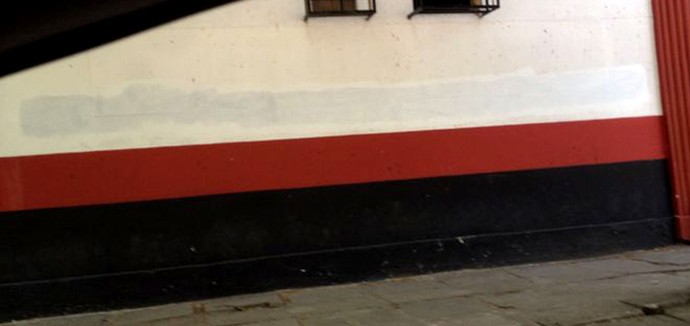 Pichação na Gávea pede saída de Jayme, e técnico comenta pressão