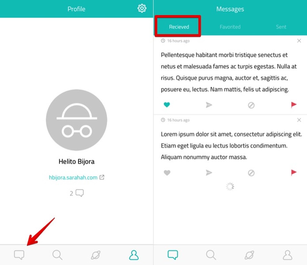 Sarahah: como apagar mensagens e bloquear um usuário ...