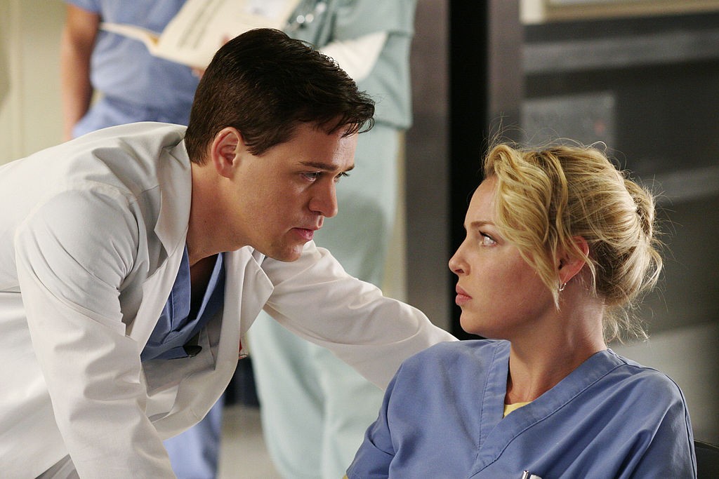 T.R. Knight (George O'Malley) e Katherine Heigl (Izzie Stevens) (Foto: Getty Images)