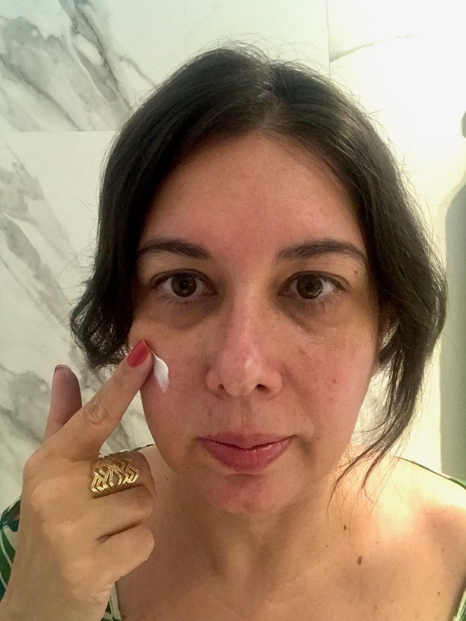 Daniela resenha o Creme Rejuvenescedor Facial Gold Lift Noturno, da Cicatricure (Foto: acervo pessoal)