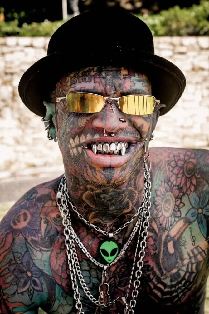Marcelo B-Boy tem mais de 1,5 mil tatuagens (Foto: Instagram)