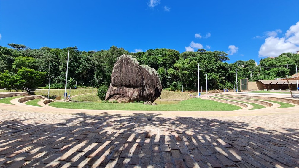Parque da Pedra de Xangô é inaugurado nesta quarta-feira — Foto: Ludmila Gavazza