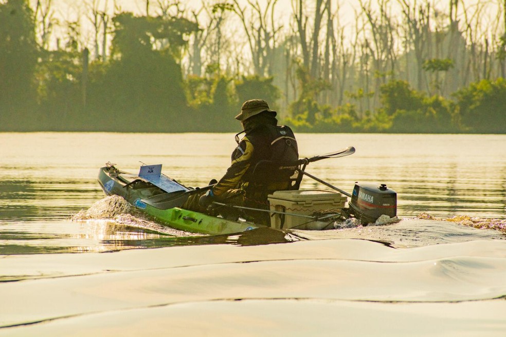 Pesca esportiva em caiaque ser&aacute; uma das modalidades em disputa  &mdash; Foto: Maksuel Martins Secom/GEA