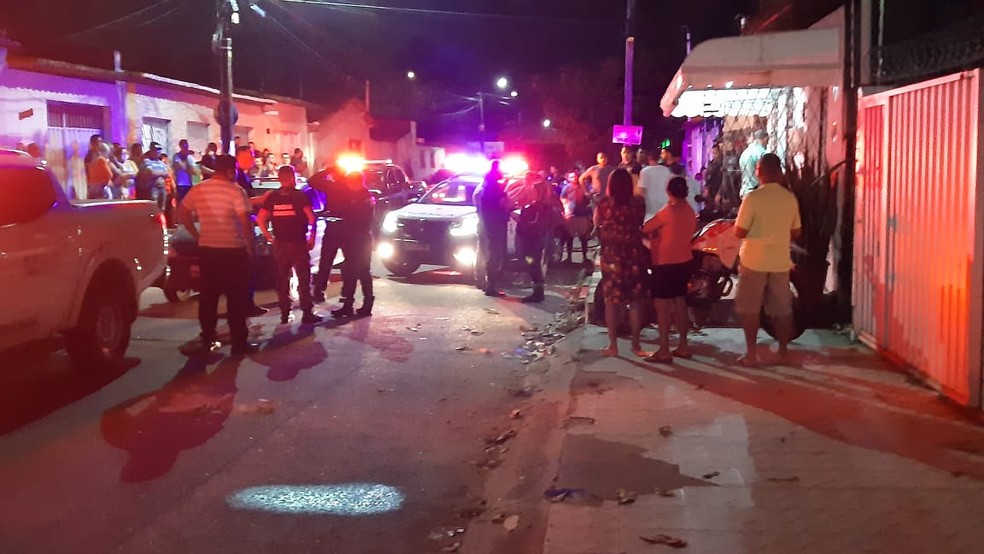 Crime aconteceu no bairro Soledade 2, em Natal — Foto: Sérgio Henrique Santos/Inter TV Cabugi