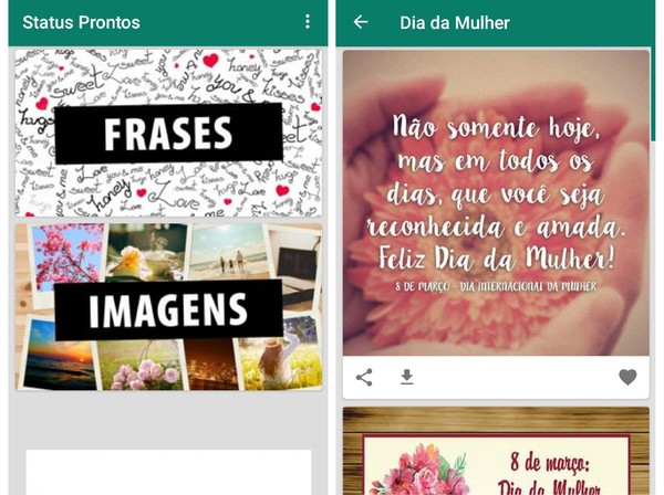 Mensagem De Dia Da Mulher Cinco Apps Com Frases Para O 8 De Marco Redes Sociais Techtudo