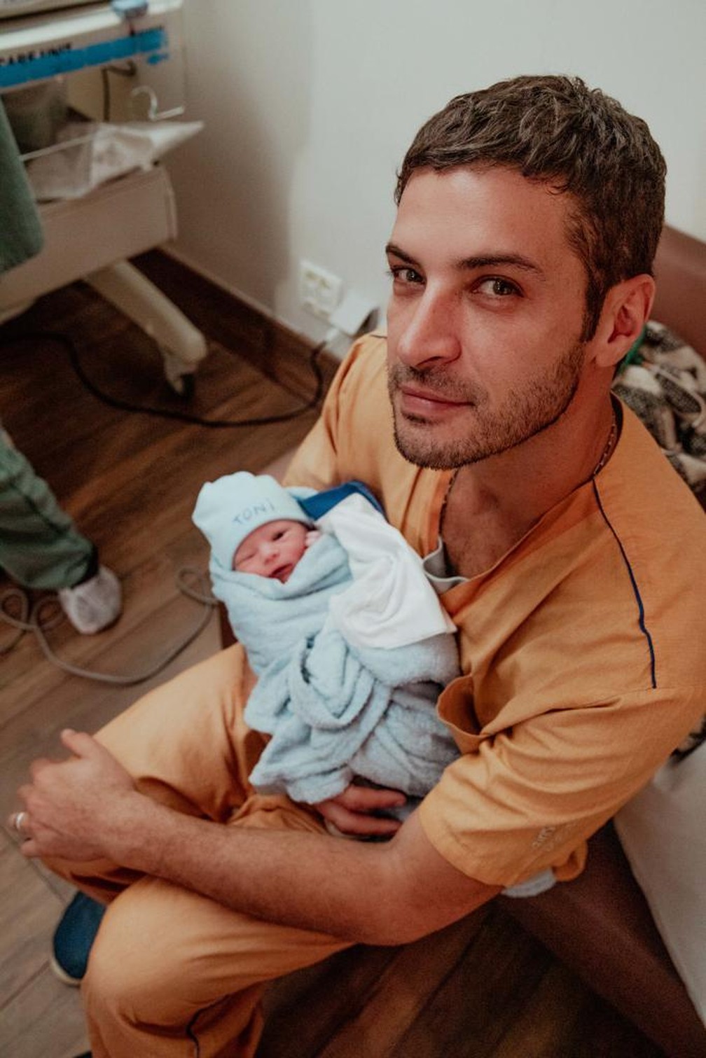 Leandro Lima e o filho Toni — Foto: Arquivo Pessoal