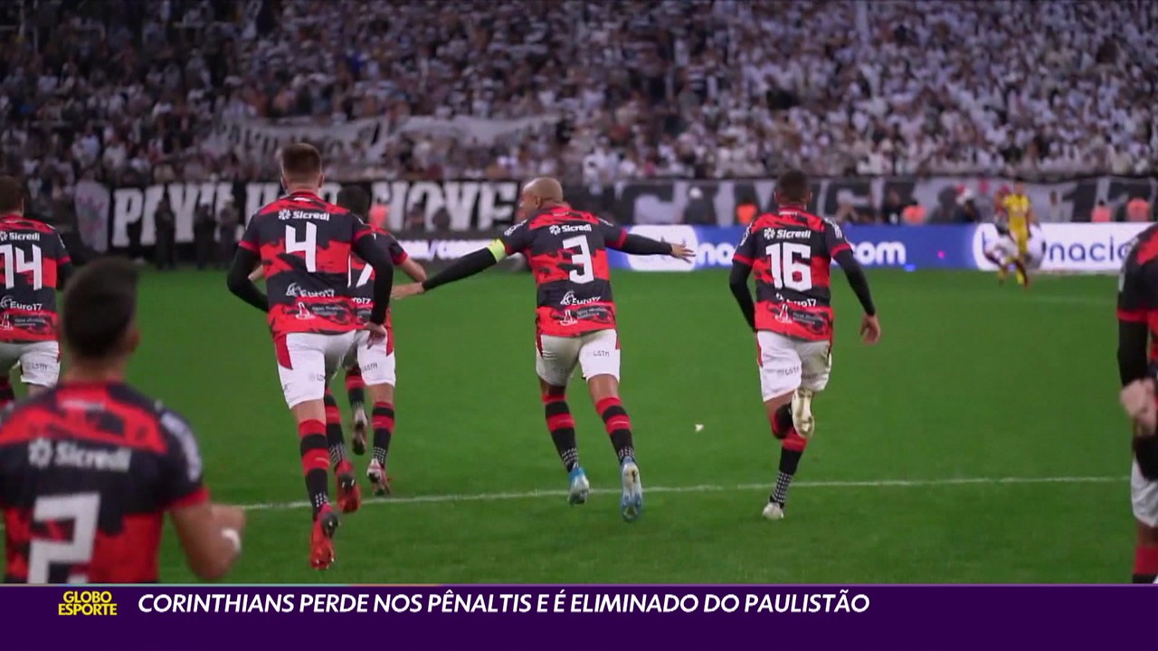 Corinthians perde nos pênaltis e é eliminado do Paulistão