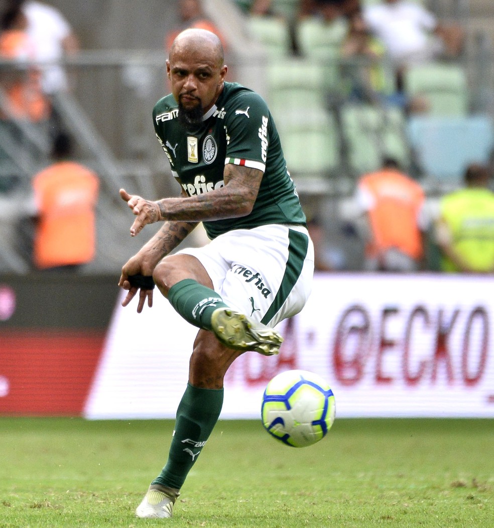 Felipe Melo pode atuar como zagueiro no Palmeiras — Foto: Marcos Ribolli
