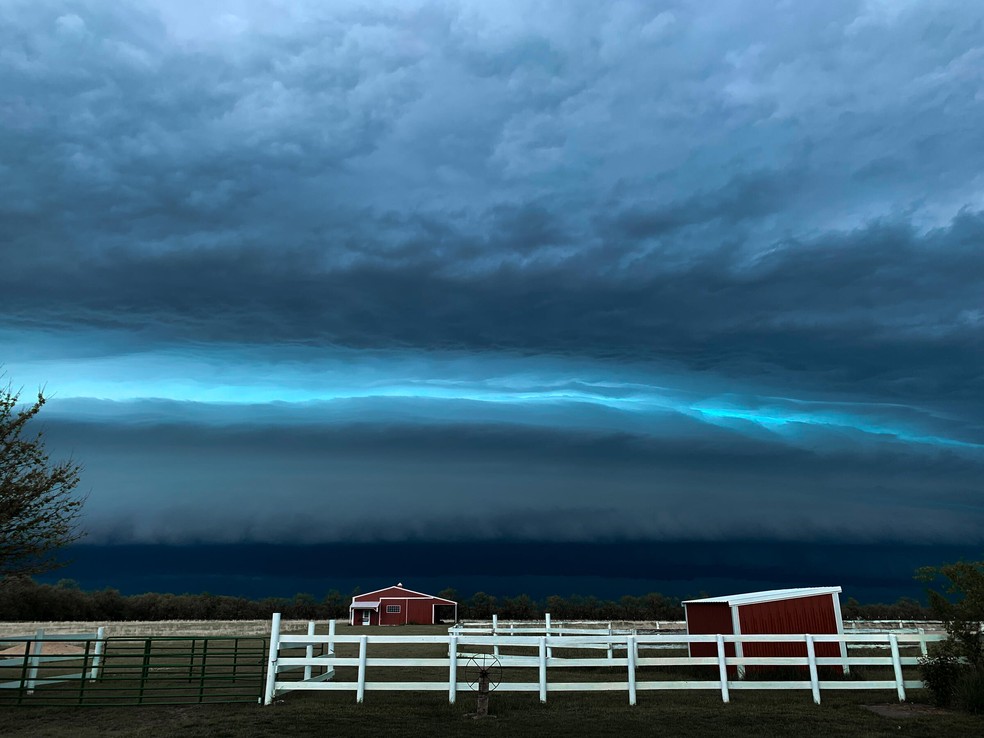 ‘Kansas Storm’ - Foto tirada por adolescente de 17 anos nos EUA — Foto: Phoenix Blue/Royal Meteorological Society