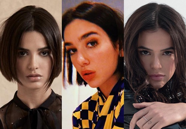 Quem é quem? Manu Gavassi, Dua Lipa e Bruna Marquezine (Foto: Reprodução/Instagram)