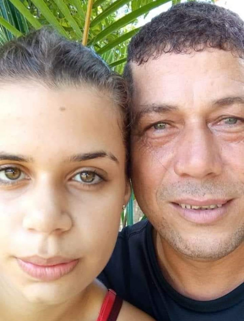Laryssa Victoria e o pai, Carlos Aparecido Rossato — Foto: Redes Sociais/Reprodução
