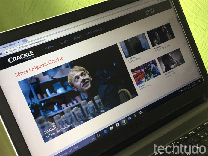 Crackle oferece serviço audiovisual por streaming (Foto: Reprodução/TechTudo) Crackle oferece serviço audiovisual por streaming (Foto: Reprodução/TechTudo)