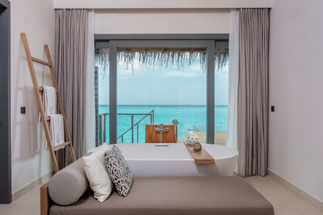 Mais do quarto em hotel de luxo nas Maldivas que Fabiana Justus está hospedada (Foto: Reprodução/Instagram)