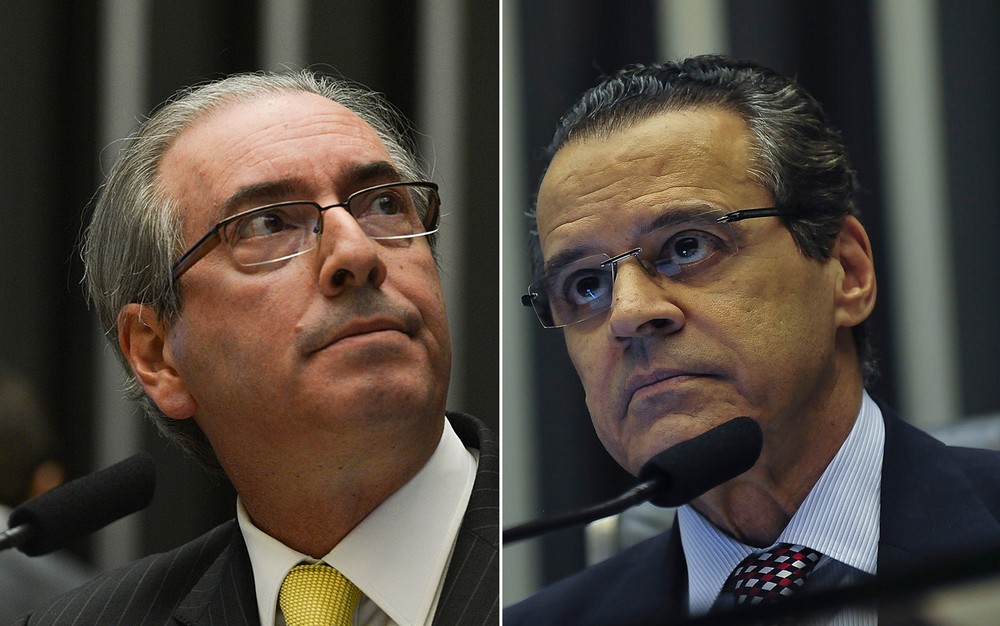  Mensagem entre Cunha e Henrique Alves dizia: 'Vai dar merda com Michel'.