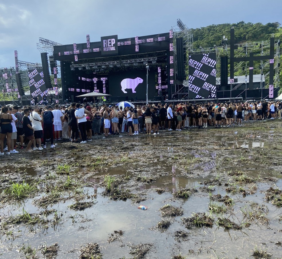 Rep Festival cancela 2º dia após tempestade | Rio de Janeiro | G1