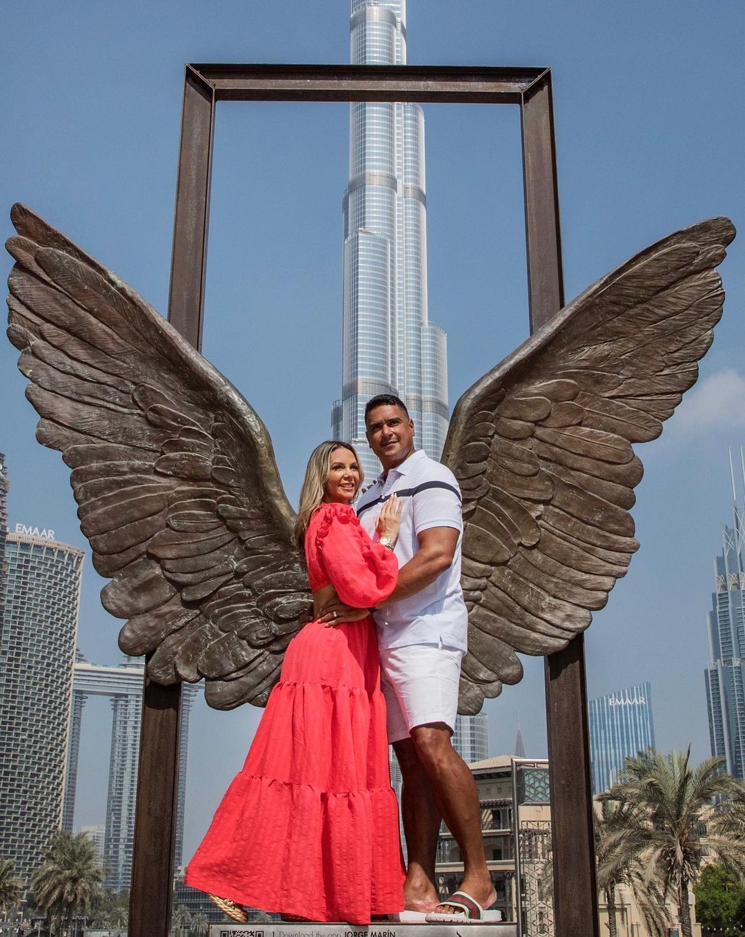 Carla Perez e Xanddy em Dubai (Foto: Reprodução Instagram)