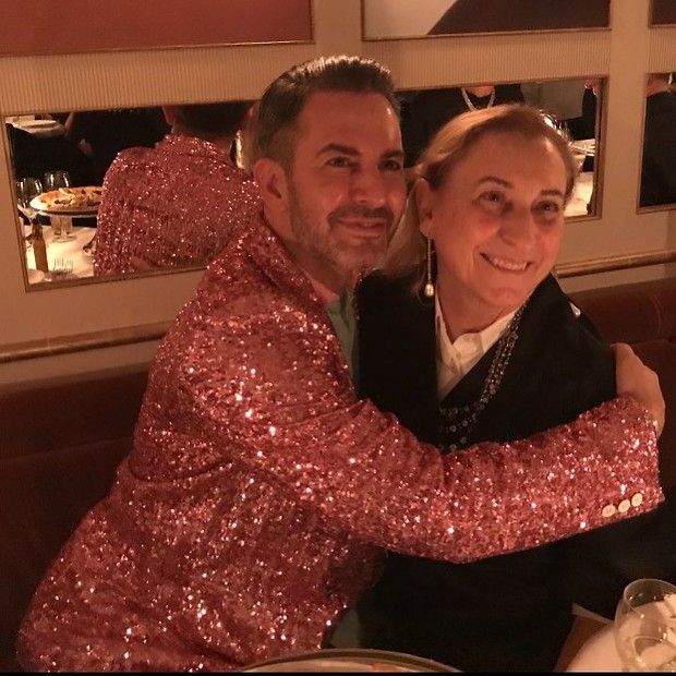 Marc Jacobs e Miuccia Prada jantam em Paris (Foto: Instagram Marc Jacobs/ Reprodução)