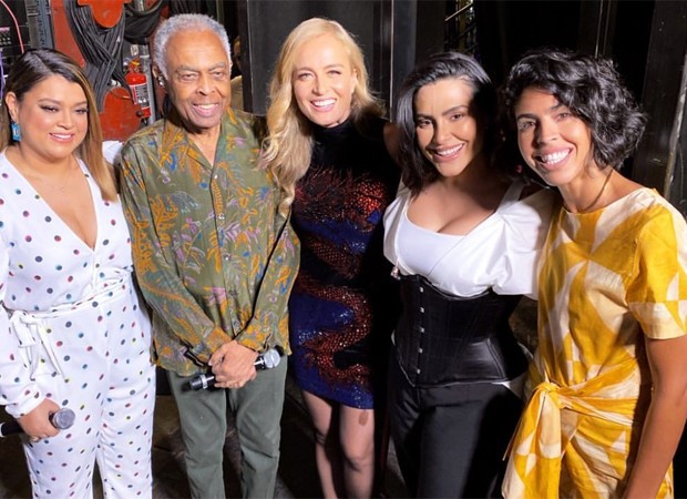 Preta e Gilberto Gil, Angélica, Cleo e Bela Gil (Foto: Reprodução / Instagram)