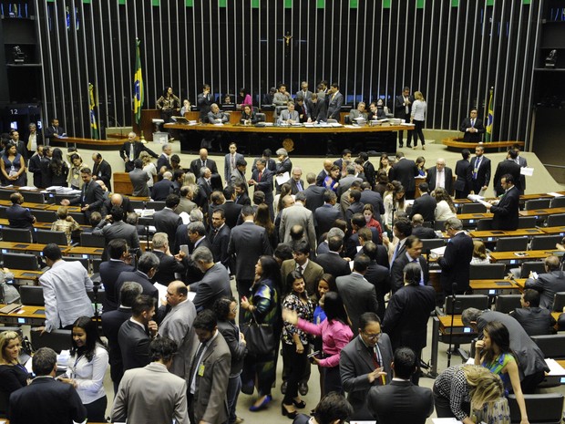 Sessão do Congresso que aprovou a LDO 2016 (Foto: Agência Senado)