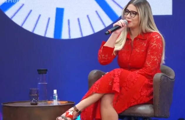  No programa, a cantora sertaneja também apareceu com o visual repaginado (Foto: Divulgação)