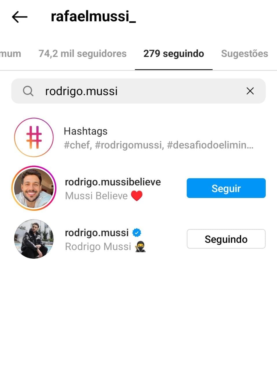 Irmãos Diogo e Rodrigo Mussi param de se seguir (Foto: Reprodução/Instagram)