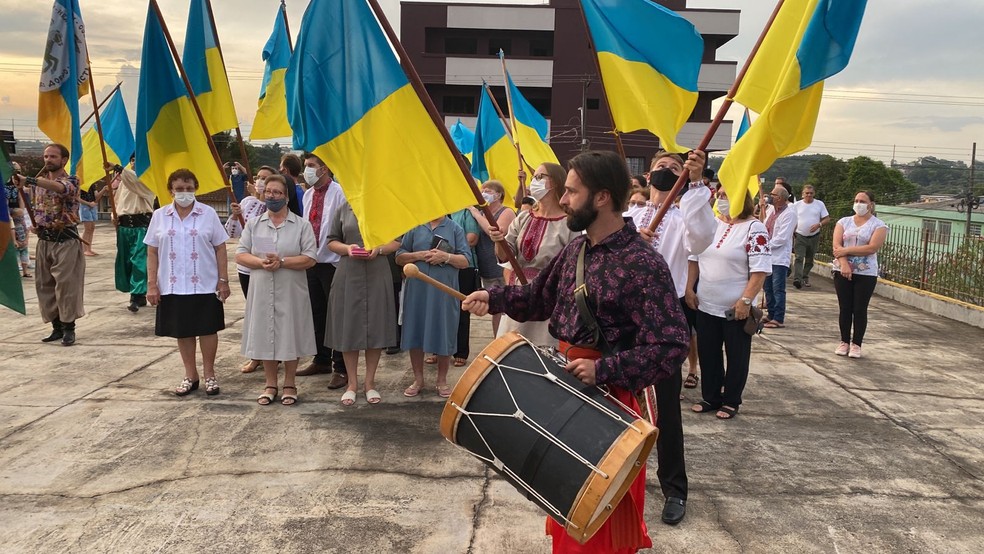 Prudentópolis possui a maior comunidade ucraniana do Brasil — Foto: Lucas Henning/RPC