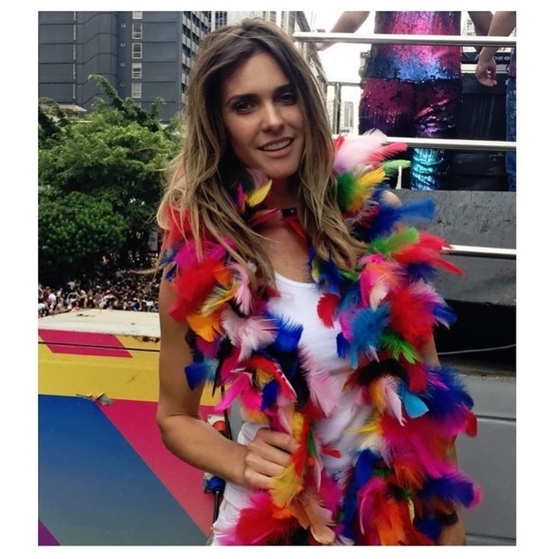 Fernanda Lima na Parada Gay (Foto: Reprodução/Instagram)