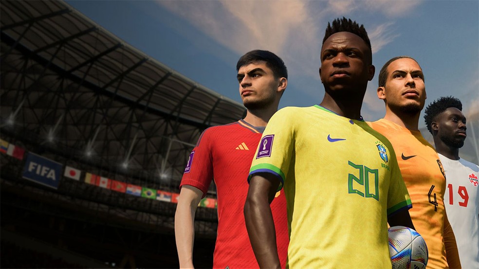 Confira algumas novidades de Fifa 23 no modo Copa do Mundo que chegou recentemente em uma atualização grátis ao game — Foto: Divulgação/EA Sports