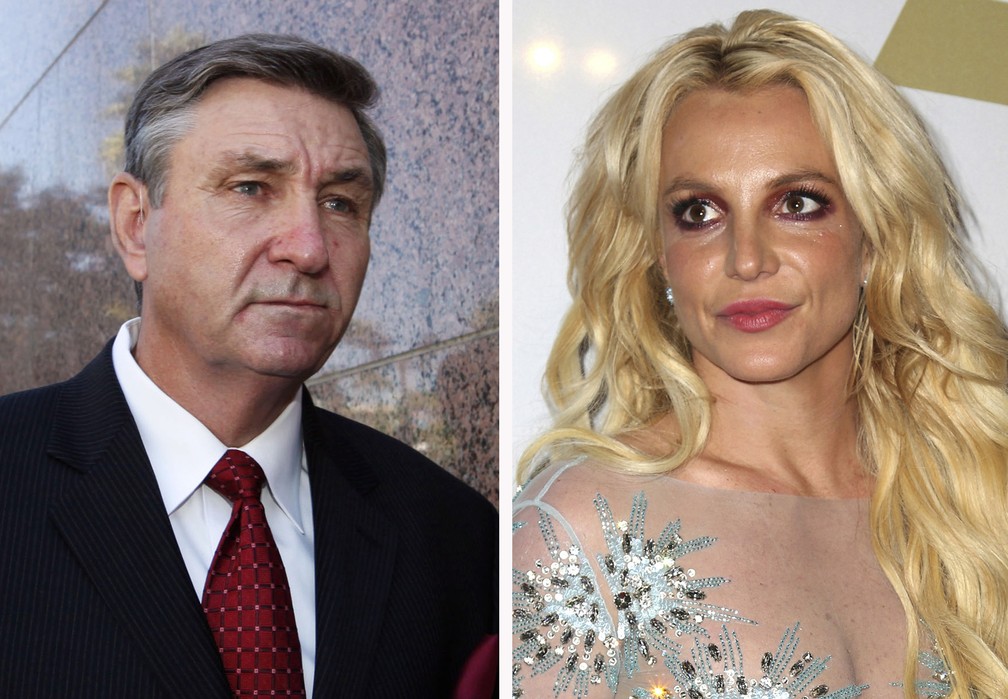 Jamie Spears e Britney Spears — Foto: AP Foto