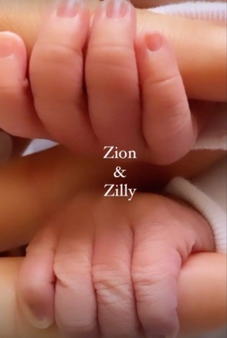 Zion e Zilly Cannon (Foto: Instagram/ Reprodução)