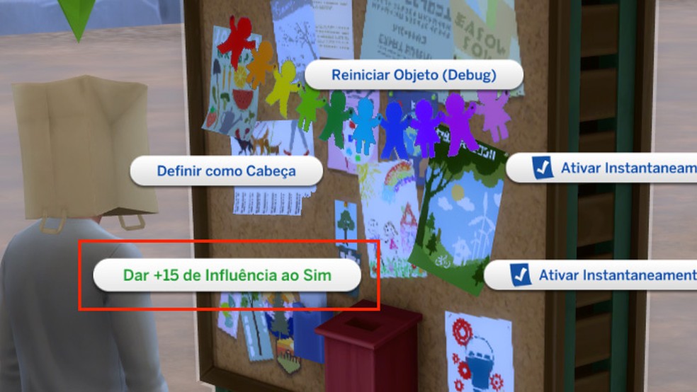 Existe um cheat para dar mais Pontos de Influência em The Sims 4: Vida Sustentável — Foto: Reprodução/Tais Carvalho